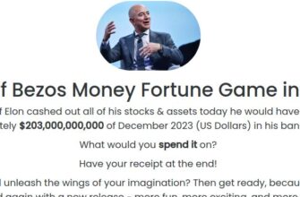 Spend Jeff Bezos Money Fortune Game