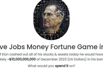 Spend Steve Jobs Money Fortune Game