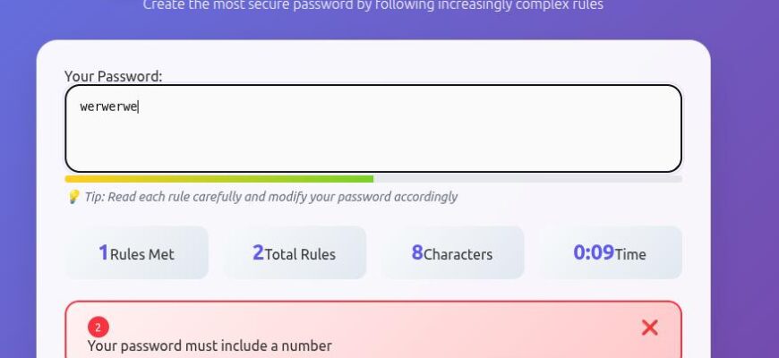 The Password Game