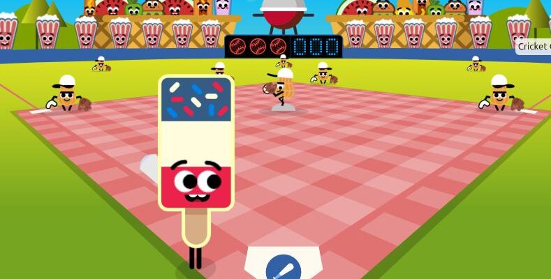 google doodle baseball