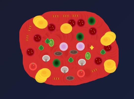 Pizza Simulation Draw