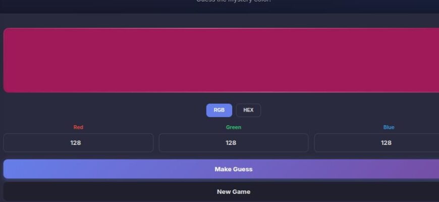 Colordle Unlimited game